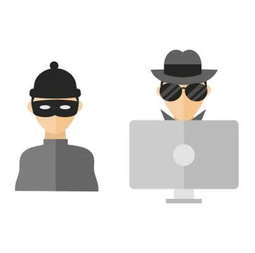Hacker vector illustration Stock-Illustration