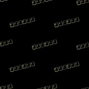 Hacker Word Motif Seamless Pattern Illustrazione stock