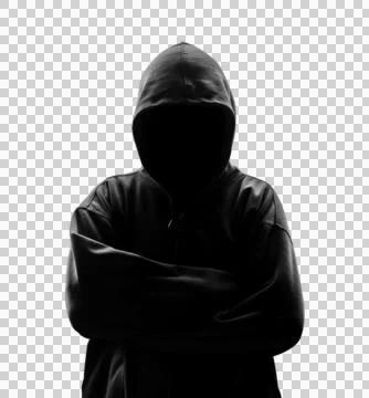 Hacker working cyber attack isolated Stock Photos