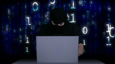 Hacker Working Table Arrested 8 720 Vídeos de archivo 21938800