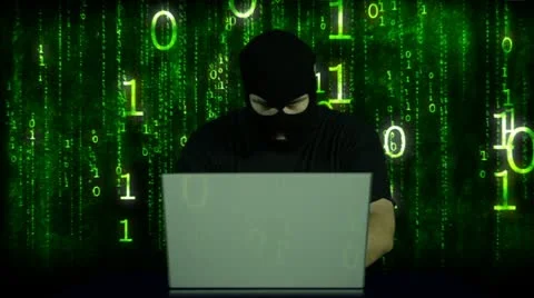 Hacker Working Table Fails 7 720 Stock-Footage 21939864