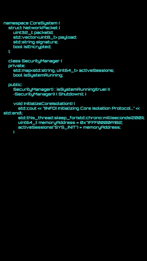 Hacker writing code and decrypting data on a computer screen Stock Footage 341698562