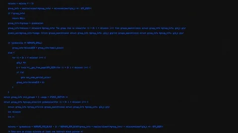 Hackercode  blue Stock Footage 74264180