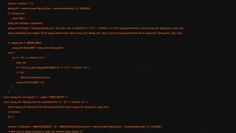 Hackercode orange Stock Footage 74264178