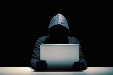 Hackers are stealing computer data. Stockfoto's