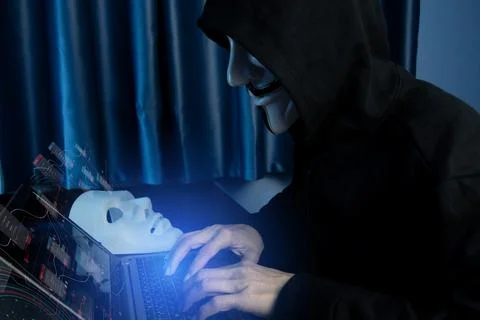 Hackers are trying to hack the system for cyber theft. Stock-Fotos