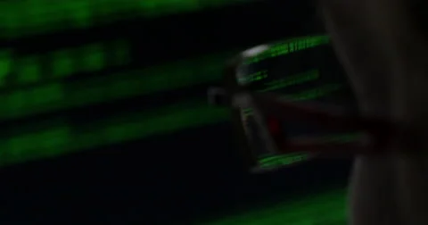 Hacker's code Stock Footage 48848547