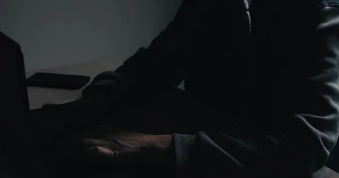 Hackers commit cryptocurrency fraud with viral software and computer interface Stock Footage 167512896