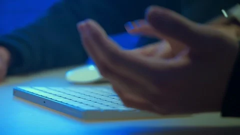 Hackers could not crack the computer program Stock Footage 95653118