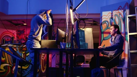 Hackers go home after developing exploit Stock Footage 256942719