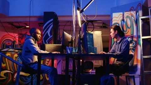 Hackers go home after developing exploit Stock Photos