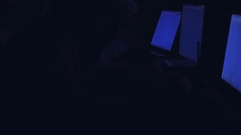 Hackers hack the site Stock Footage 71312300