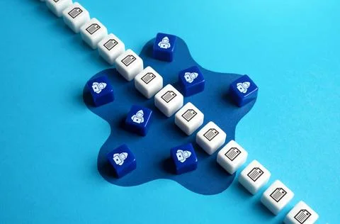 Hackers intercept data through unsecured information communications. Illeg... Foto stock