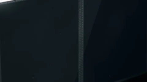 Hackers stealing data, strings of programming code on display, security breach Video stock 70792515