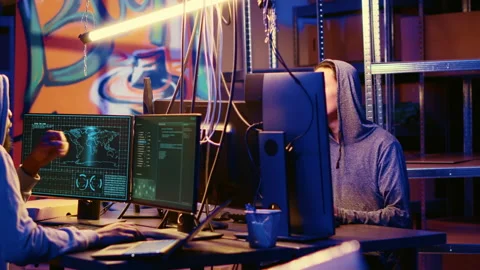 Hackers utilizing bugs and exploits Stock Footage 256943127