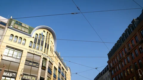 Hackescher Markt City Center of Berlin Stock Footage 86128328