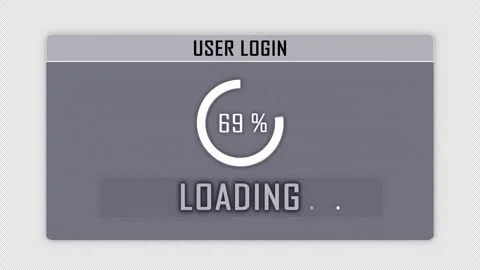 HACKING ALERT Text on Interface, Alpha Channel, Loop Video stock 316751390