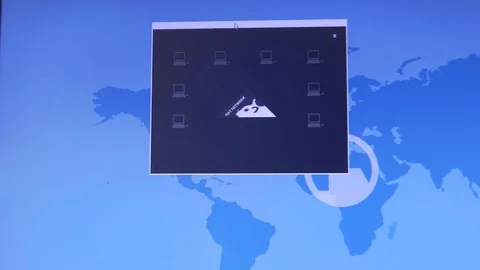 Hacking and technology concept. Acquiring rat network Stock Footage 73062856