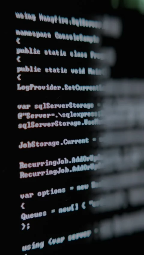 Hacking code data flow stream. Hacking concept Stock Footage 302712827