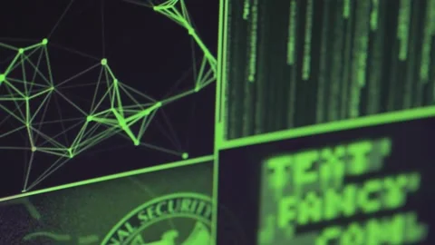 Hacking code screen 3 Stock Footage 147735104