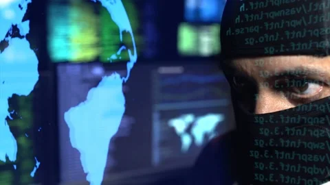 Hacking Company Data Stock Footage 200156039