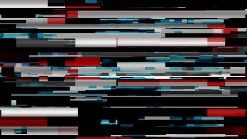 Hacking a computer network. Glitch effect background. Distortion of the digit Illustrazione stock