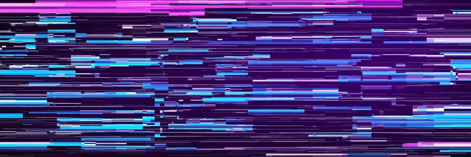 Hacking a computer network. Glitch effect background. Distortion of the dig.. Stock Illustration