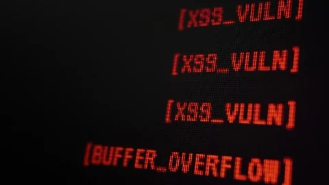Hacking Concept - Hacking Attemp Logs Stock Footage 342724078