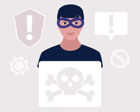Hacking concept Stock Illustration