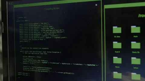 Hacking of database with admin access Stock Footage 67740114
