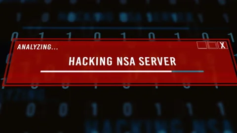 Hacking Digital Technology Software Concept - Breaching NSA Server and Stealing  Stock Footage 146295155