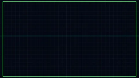 Hacking glitch digital interface display with glowing green frame and dark gr Stock Footage 345588330