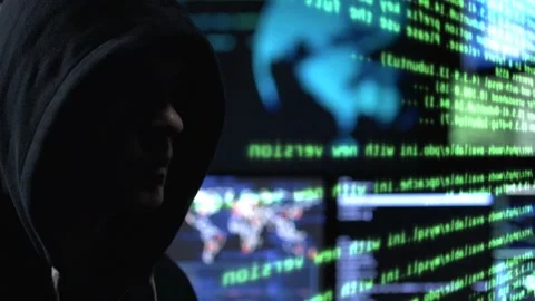 Hacking Internet Code Stock Footage 200153773