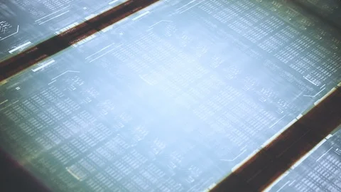 Hacking process on screen. Data theft. Computer crime, cyber terrorism Stock Footage 86235425