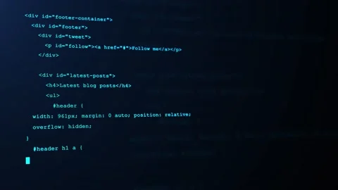 Hacking Programming code abstract technology Loop background Stock Footage 151435419