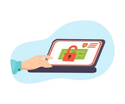 Hacking social network vector illustration isolated on white background. Illustrazione stock