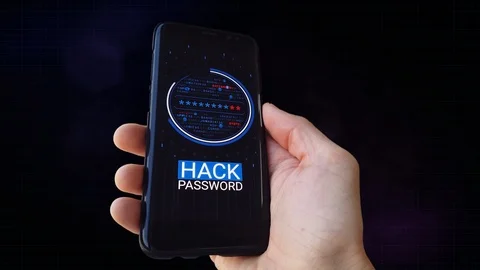 Hacking Wi-Fi Networks. Password Guessing. Alpha Matte. Stock Footage 115548677