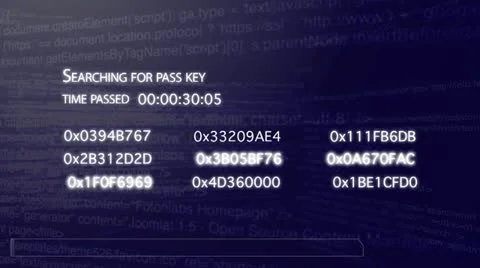 Hacking wifi network Vídeo Stock 20430323