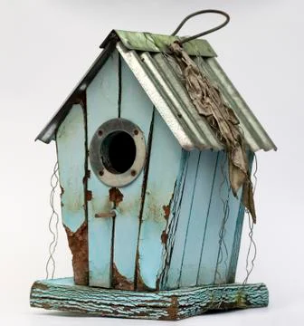 Hackneyed birdhouse Foto stock