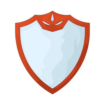 Hackproof shield illustration Illustrazione stock