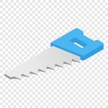 Hacksaw isometric 3d icon Stock Illustration