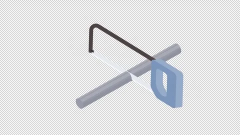 Hacksaw for metal. Stock Footage 276096003