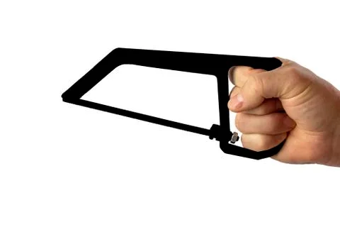 Hacksaw for metal. Stock Photos