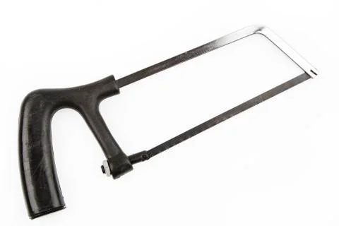 Hacksaw on plain background Stock Photos