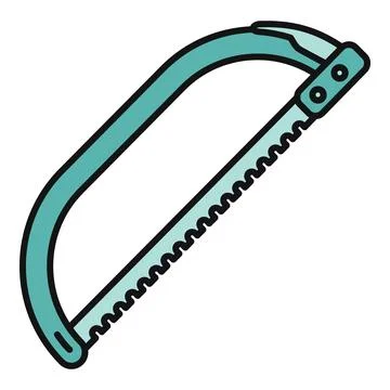 Hacksaw tool for cutting metal and construction work Stock Illustration