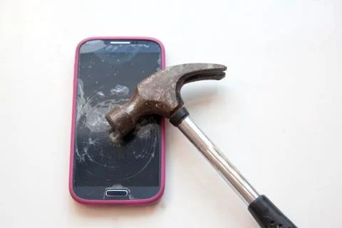 Had enough of technology Stock Photos