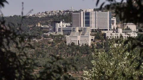 Hadassah ein kerem Hospital 스톡 동영상 162889953