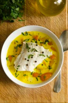 Haddock chowder Stock Photos