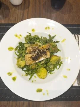 Haddock salad Stock Photos