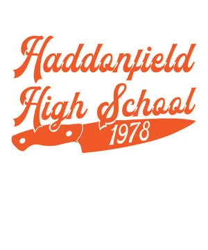 Haddonfield High School 1978 Stock Illustration